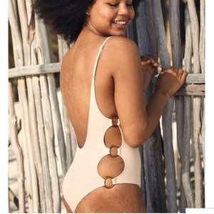 Aerie pink rings one piece
